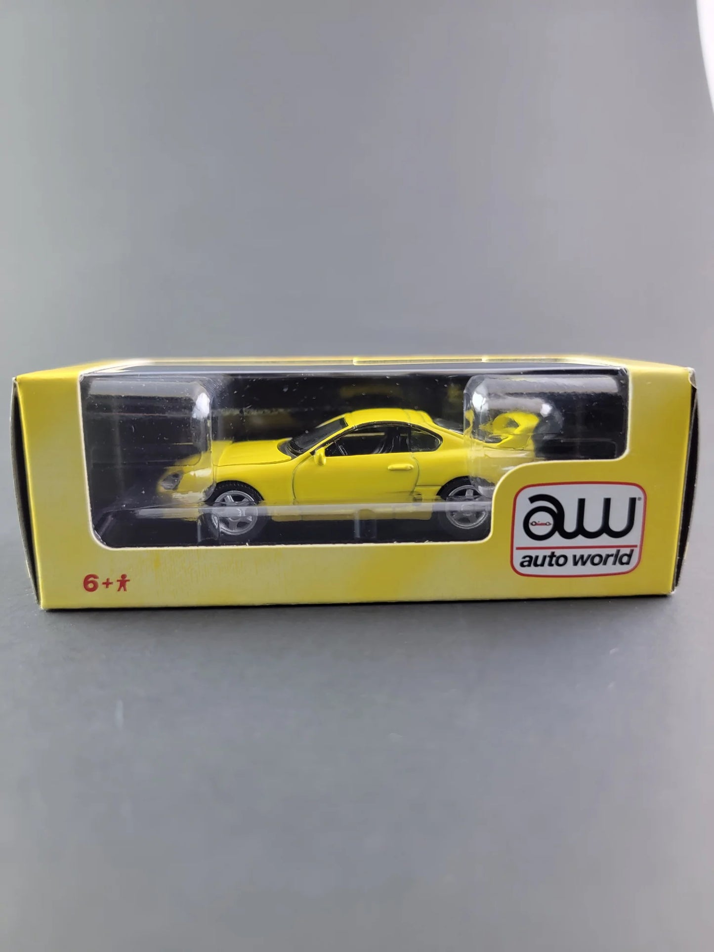 toyota supra yellow boxed