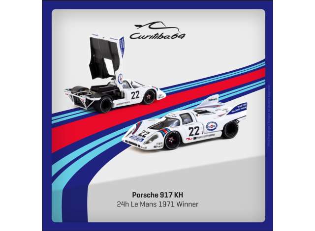 1971 Porsche 917KH #22 Winner 24h Le Mans, White/Blue