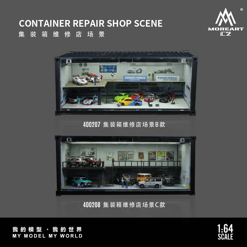#MO400207 - Assembly Diorama ABS Container with LED Light Maintenance Theme Livery B