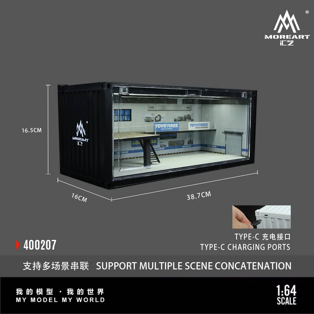 #MO400207 - Assembly Diorama ABS Container with LED Light Maintenance Theme Livery B