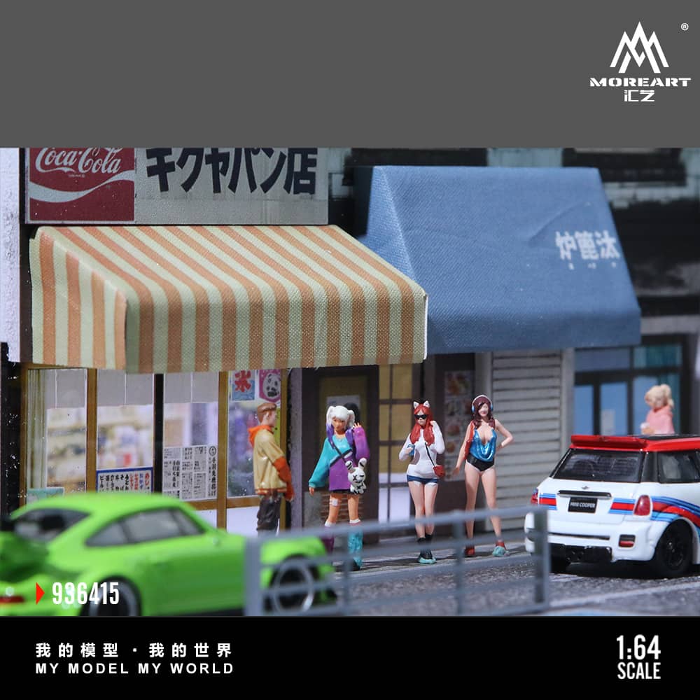 #MO936415 - Assembly Diorama Street Bakery Theme with LED Light