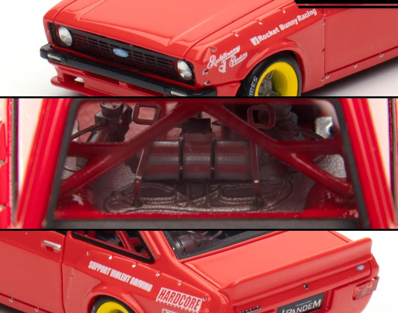 ELŐRENDELÉS - #IN64R-MK2P-RED - Ford Escort MK2 Pandem "Emotion" Retro Havoc (Red)