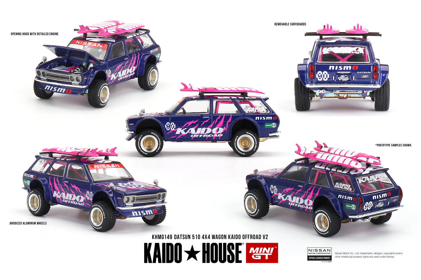 #KHMG149 - Datsun 510 Wagon 4X4 Kaido Offroad V2 1969