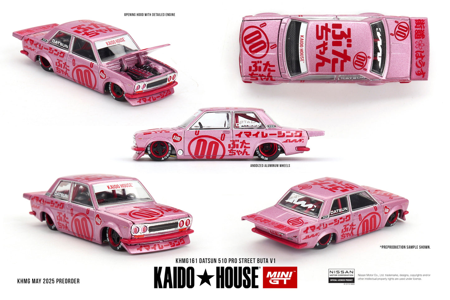 ELŐRENDELÉS - #KHMG161 - Datsun 510 Pro Street BUTA v1