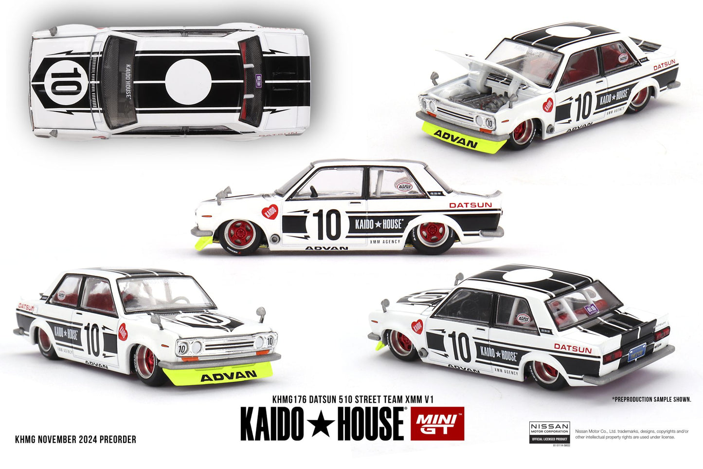 #KHMG176 - Datsun 510 Street Team XMM V1 1969