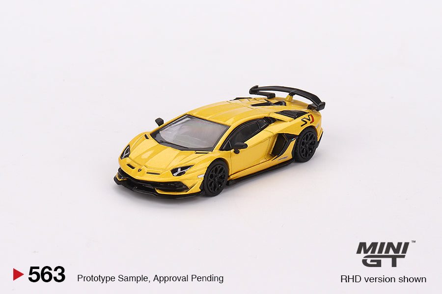 MINI GT Lamborghini Aventador SVJ Giallo Orion MGT00563
