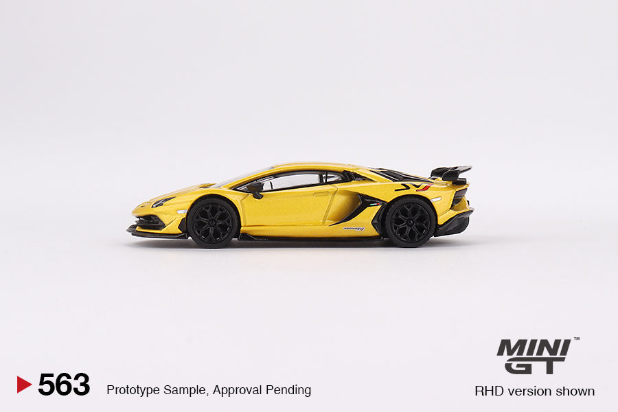 MINI GT Lamborghini Aventador SVJ Giallo Orion MGT00563