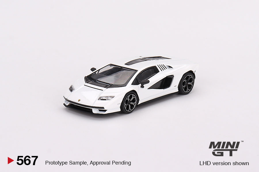 MINI GT Lamborghini Countach LPI 800-4 Bianco Siderale MGT00567