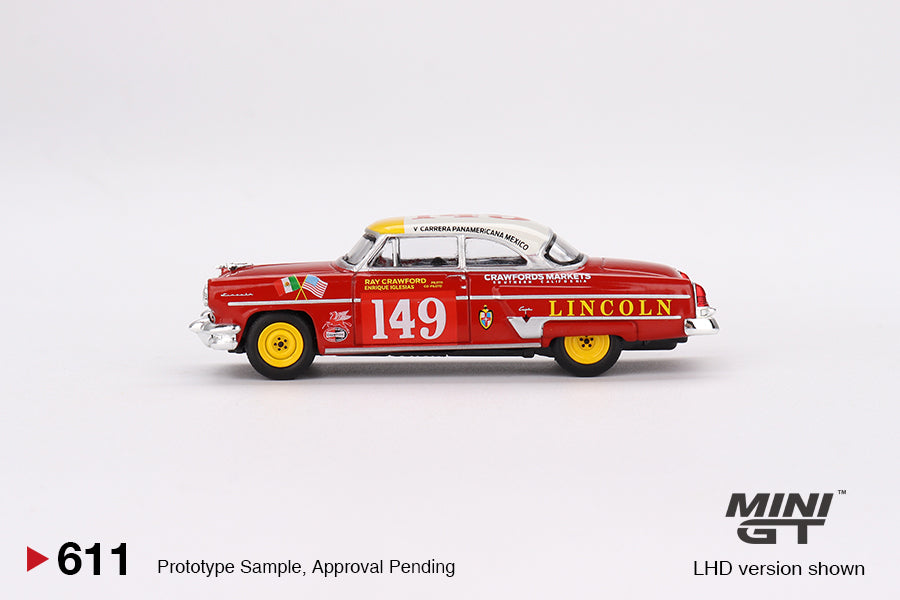 #611 - Lincoln Capri 1954 Carrera Panamericana Class Winner #149