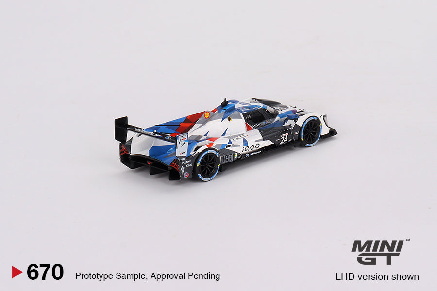 #670 - 2023 BMW M Hybrid V8 GTP #24 BMW M Team RLL IMSA Daytona 24 Hrs (White/Blue/Red)