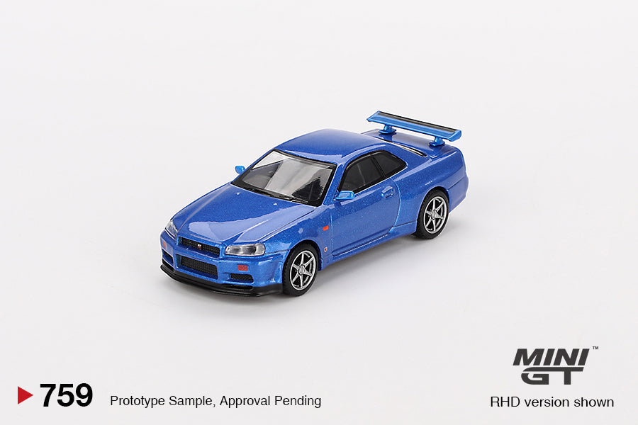 #759 - 1999 Nissan Skyline GT-R R34 V-Spec Bayside Blue