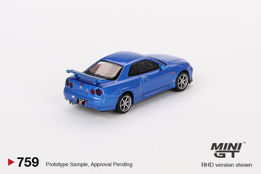 #759 - 1999 Nissan Skyline GT-R R34 V-Spec Bayside Blue