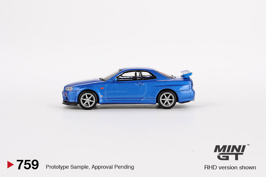 #759 - 1999 Nissan Skyline GT-R R34 V-Spec Bayside Blue