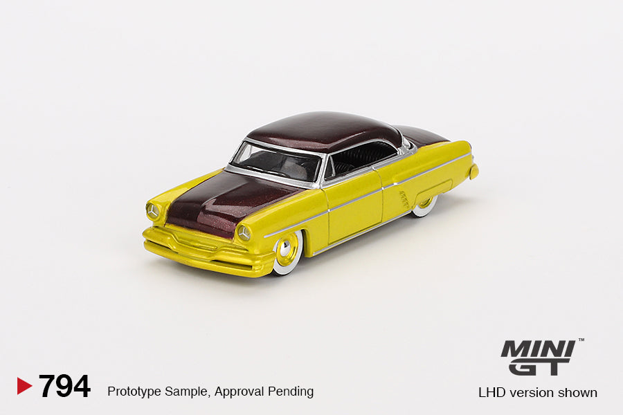 #794 - 1954 Lincoln Capri Hot Rod (Lime Yellow)