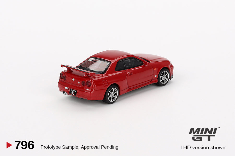 #796 - Nissan Skyline GT-R (R34) V-Spec Active Red 1999