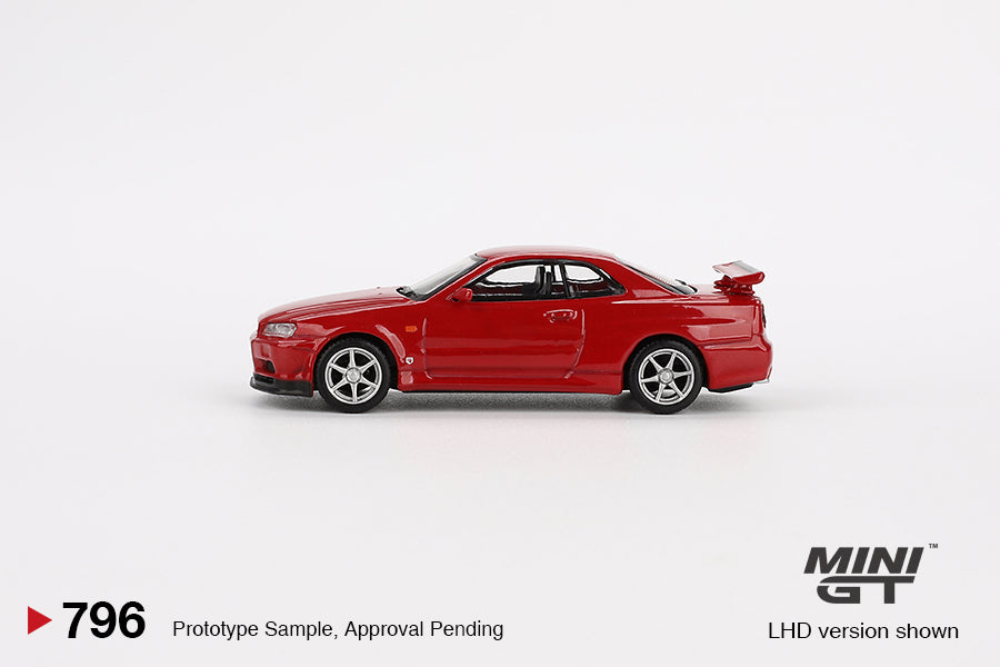 #796 - Nissan Skyline GT-R (R34) V-Spec Active Red 1999