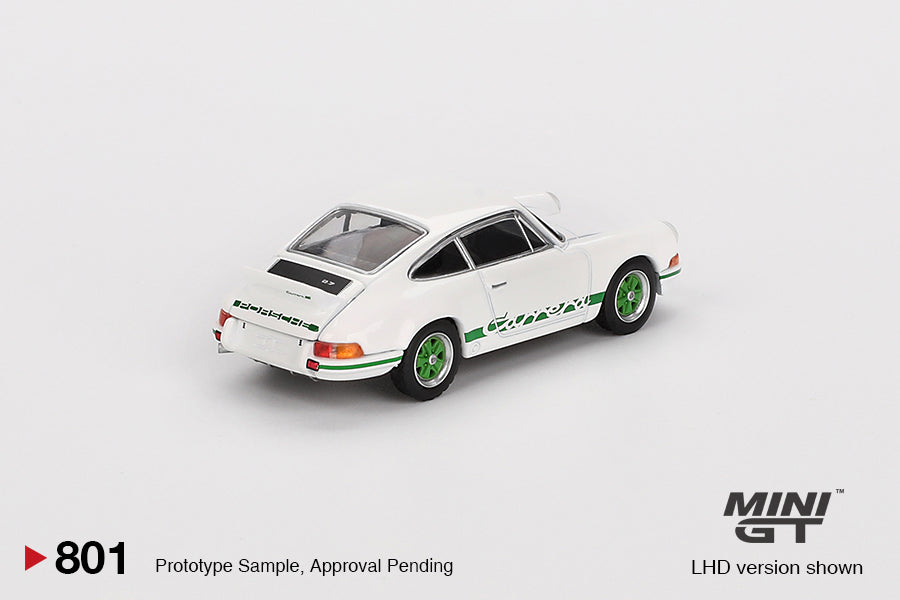 #801 - Porsche 911 (901) 2,7 Carrera RS Grand Prix White w/ Green Livery 1973