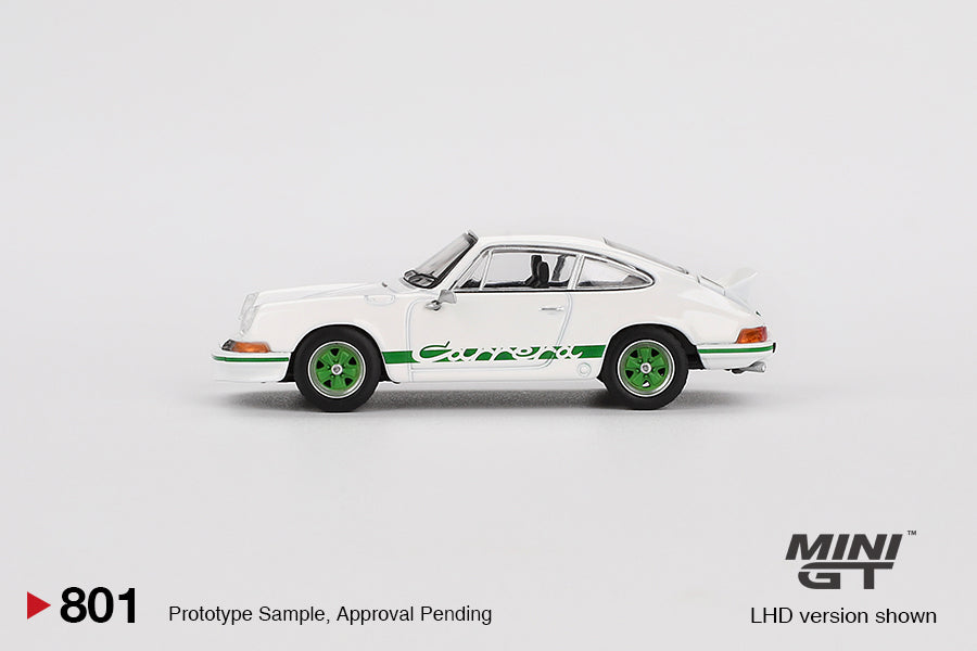 #801 - Porsche 911 (901) 2,7 Carrera RS Grand Prix White w/ Green Livery 1973