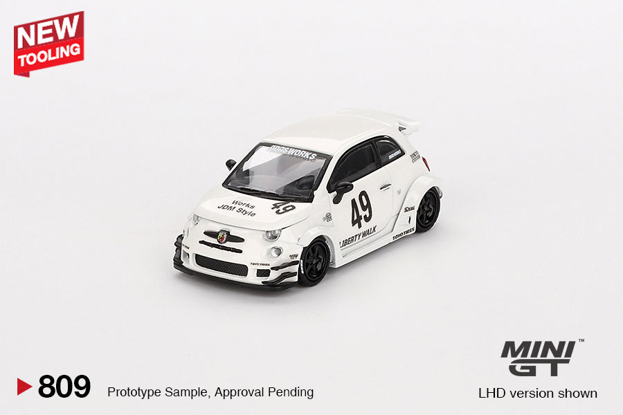 #809 - Fiat 595 Abarth LB-Works X Abas Wworks Gara White 2024