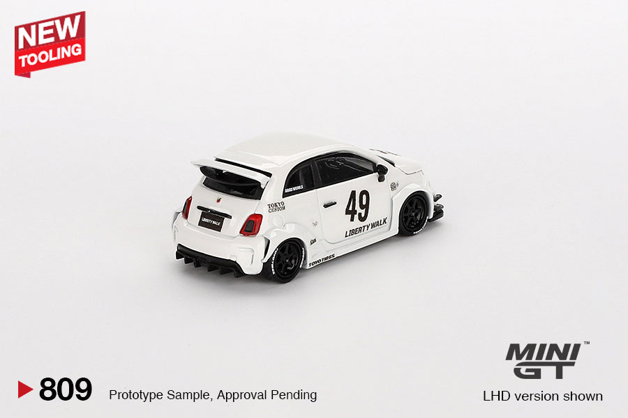 #809 - Fiat 595 Abarth LB-Works X Abas Wworks Gara White 2024