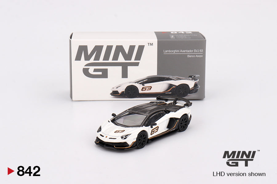 #842 - Lamborghini Aventador SVJ 63 (Bianco Asopo)