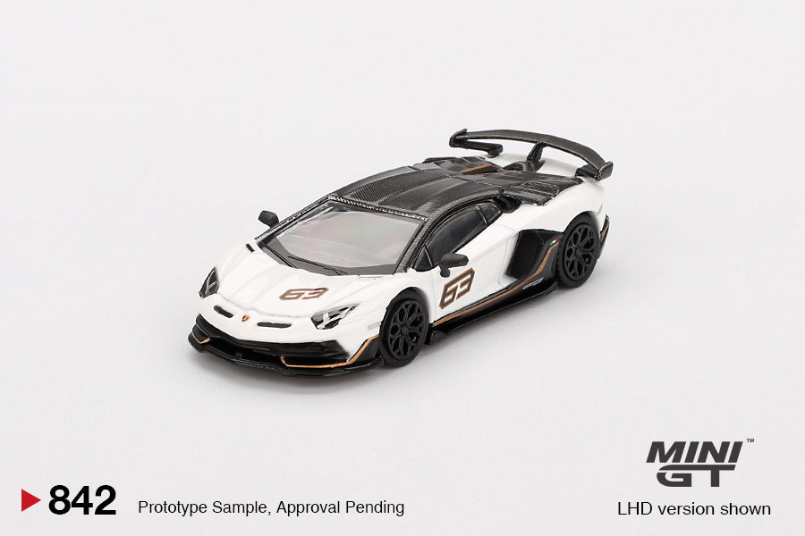 #842 - Lamborghini Aventador SVJ 63 (Bianco Asopo)