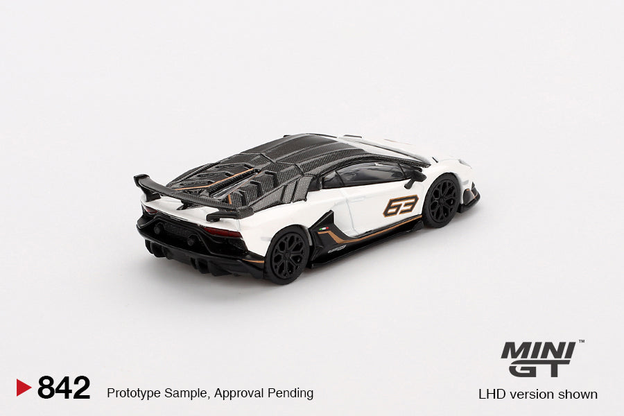 #842 - Lamborghini Aventador SVJ 63 (Bianco Asopo)