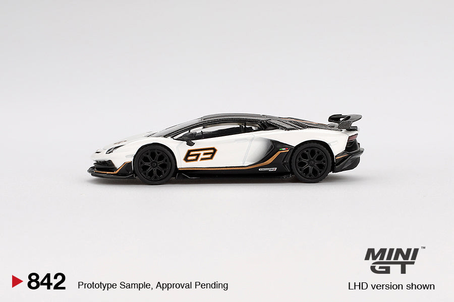 #842 - Lamborghini Aventador SVJ 63 (Bianco Asopo)