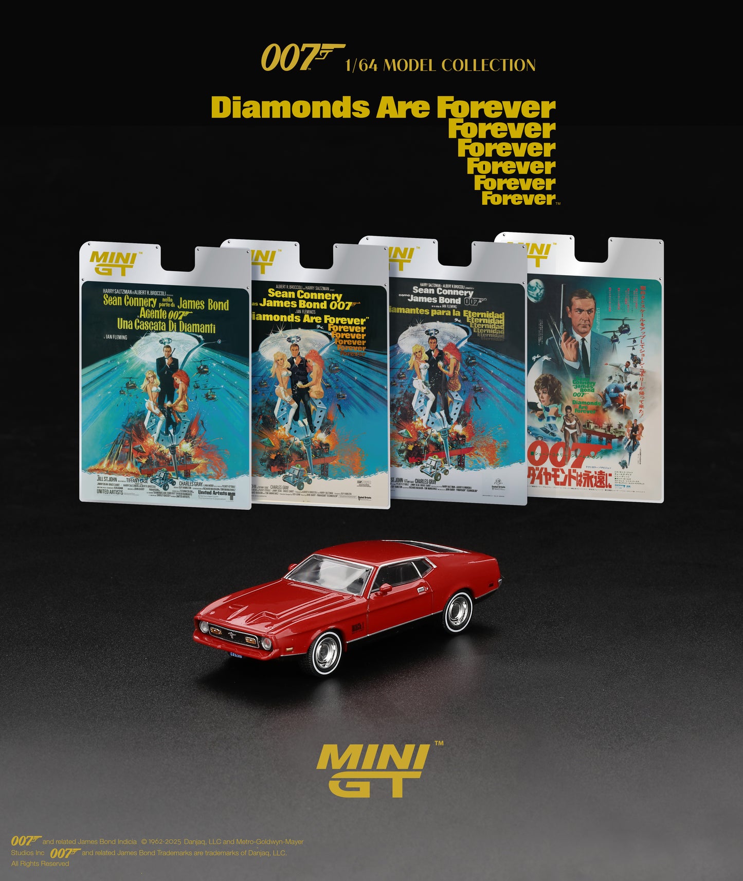 #905-007S - Ford Mustang Mach 1 - Diamonds Are Forever - Spanish Blister 1971