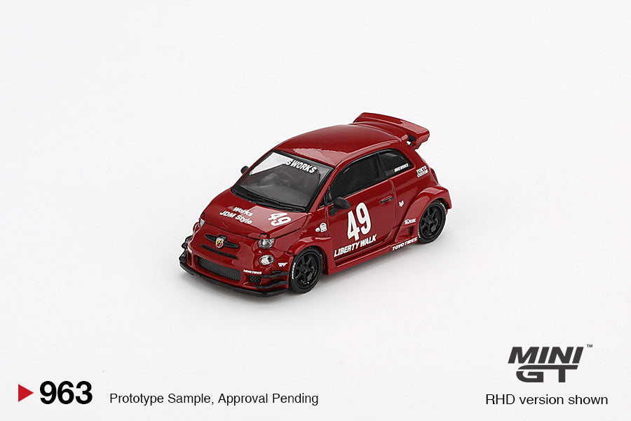 #963 - Fiat Abarth 595 LB-Works X ABAS Works (Red)