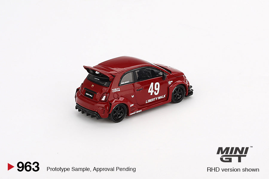 #963 - Fiat Abarth 595 LB-Works X ABAS Works (Red)