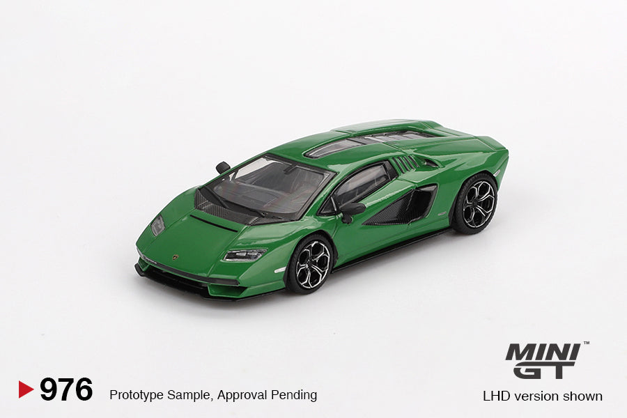 #976-BL - Bliszteres - Lamborghini Countach LPI 800-4 Verde Medio 2022