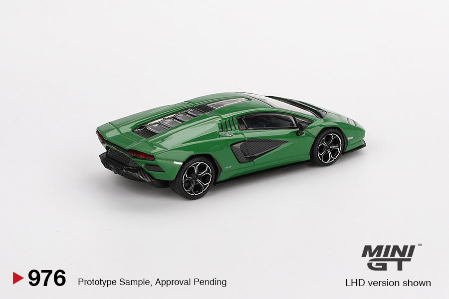 #976-BL - Bliszteres - Lamborghini Countach LPI 800-4 Verde Medio 2022