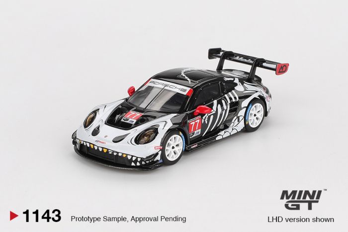 ELŐRENDELÉS - #MGT01143-L - Porsche 911 GT3 R #77 GTD PRO AO Racing 2024 IMSA Petit Le Mans Skeleton Rexy