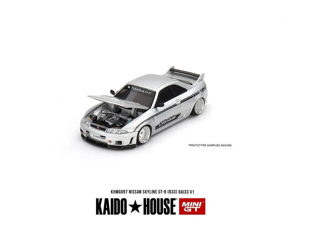 kaido house nissan skyline gt-r (r33) dai33 v1, white