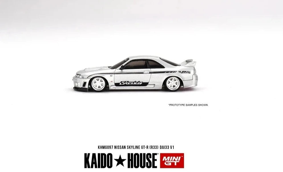 kaido house nissan skyline gt-r (r33) dai33 v1, white