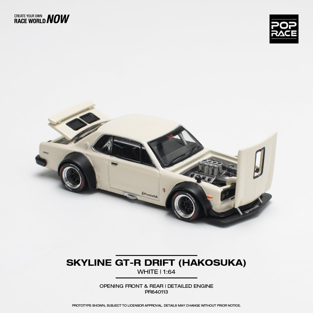 Nissan Skyline GT-R V8 Drift *Hakusaka* (White)