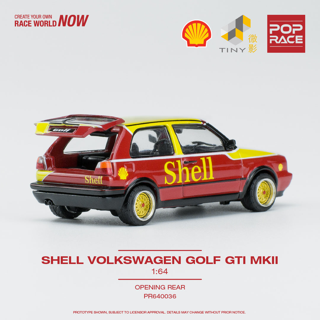 Volkswagen Golf GTi MKII *Shell* - yellow/red