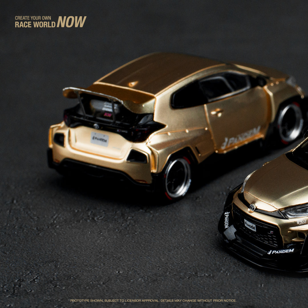 2023 Pandem GR Yaris - satin gold