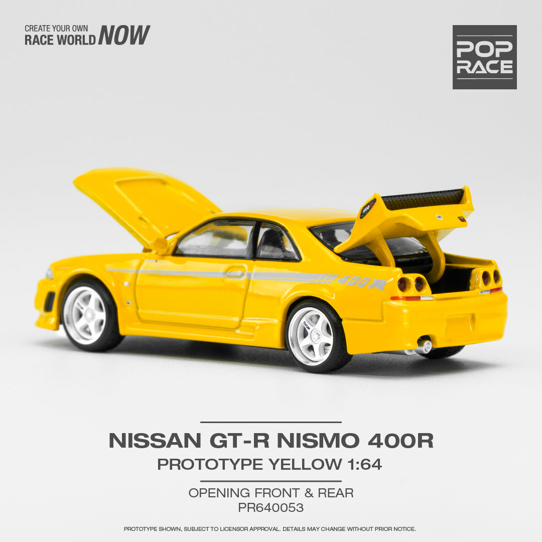 Nissan Skyline GT-R Nismo 400R - yellow