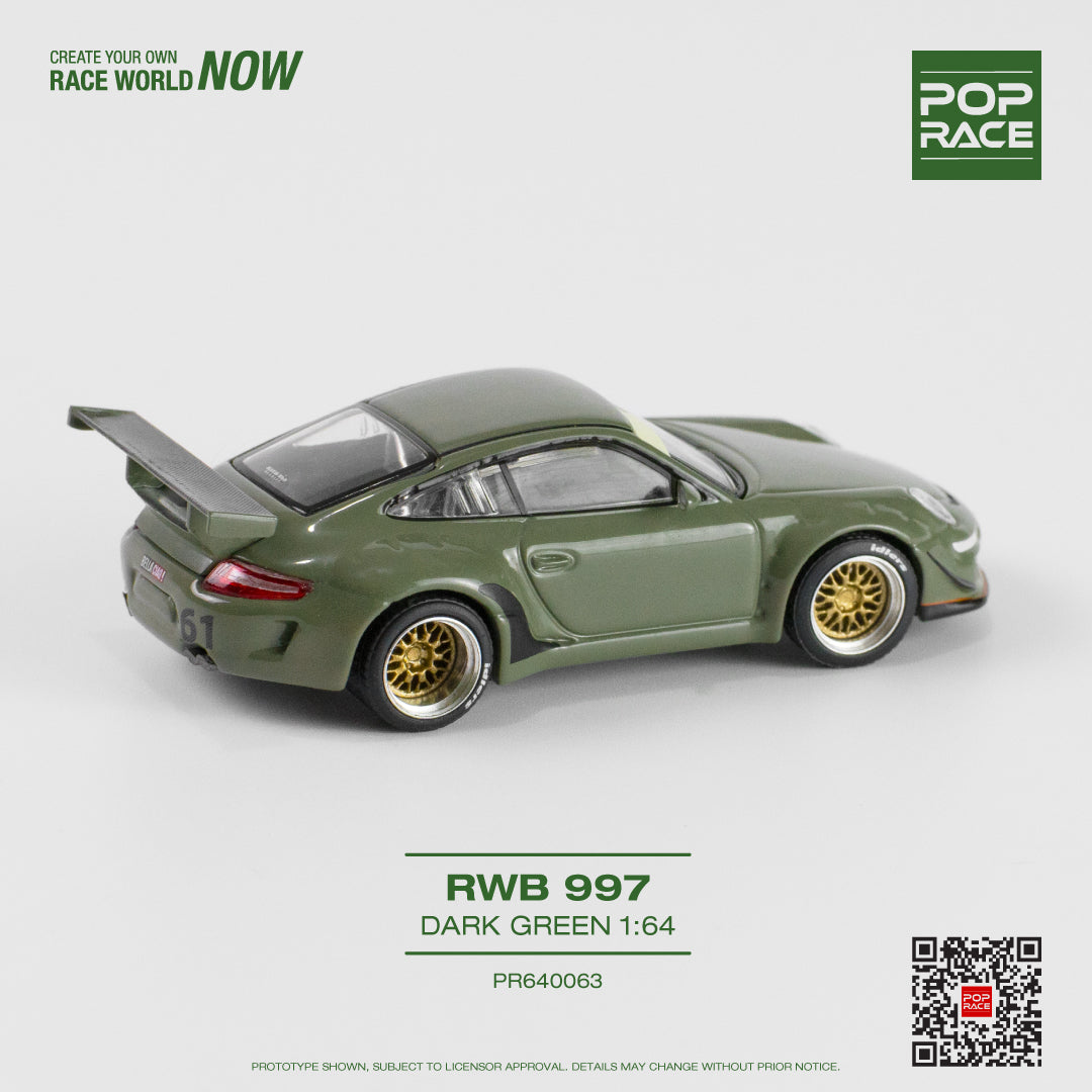 RWB Porsche 997 - dark green
