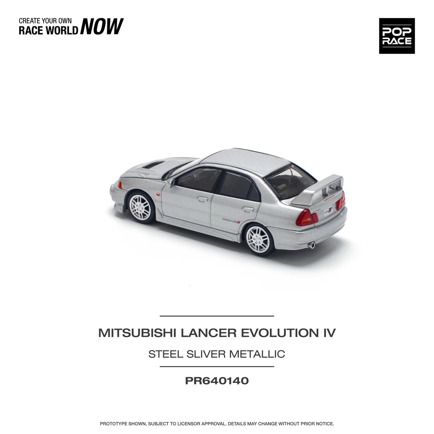 Mitsubishi Lancer Evolution IV (Steel Silver)