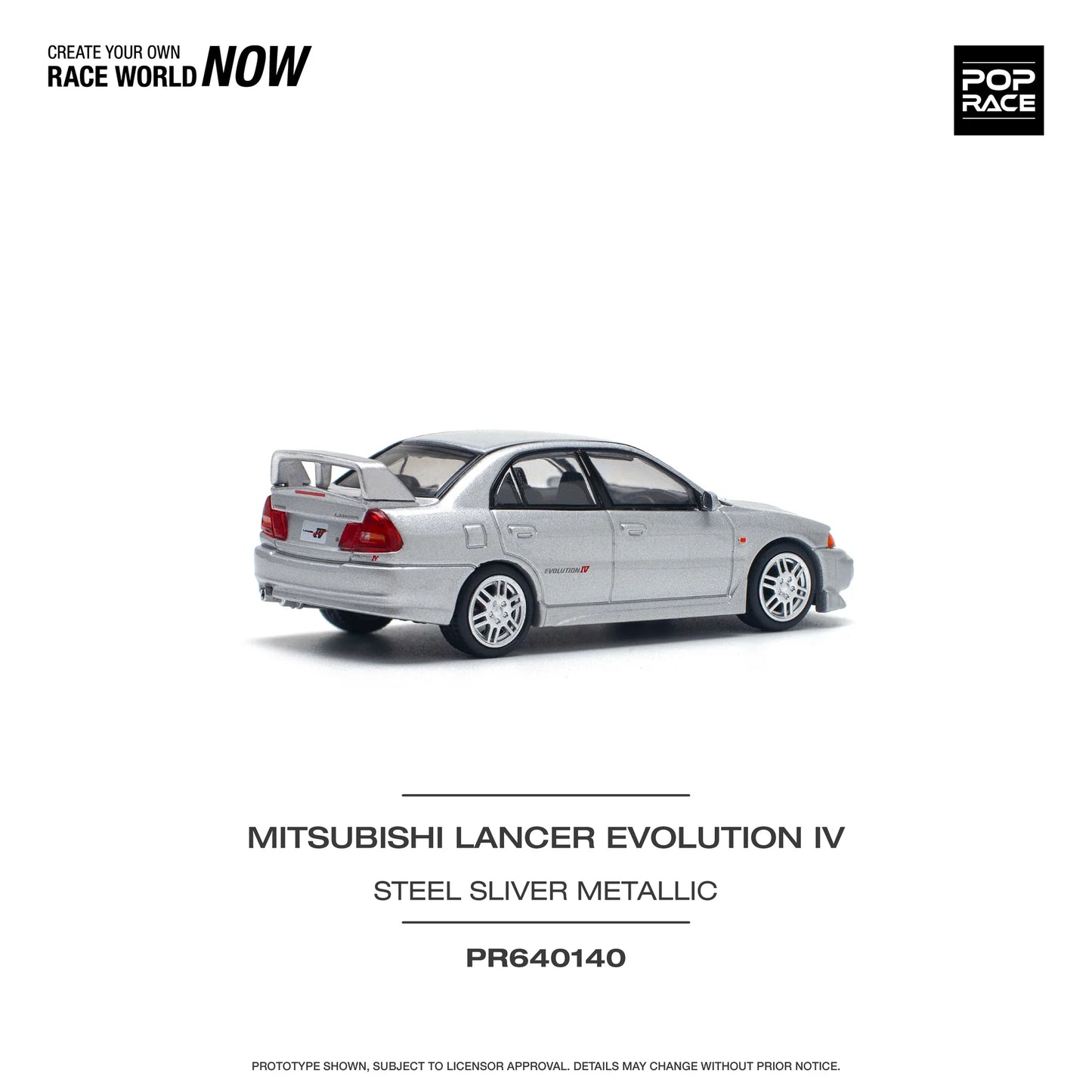 Mitsubishi Lancer Evolution IV (Steel Silver)