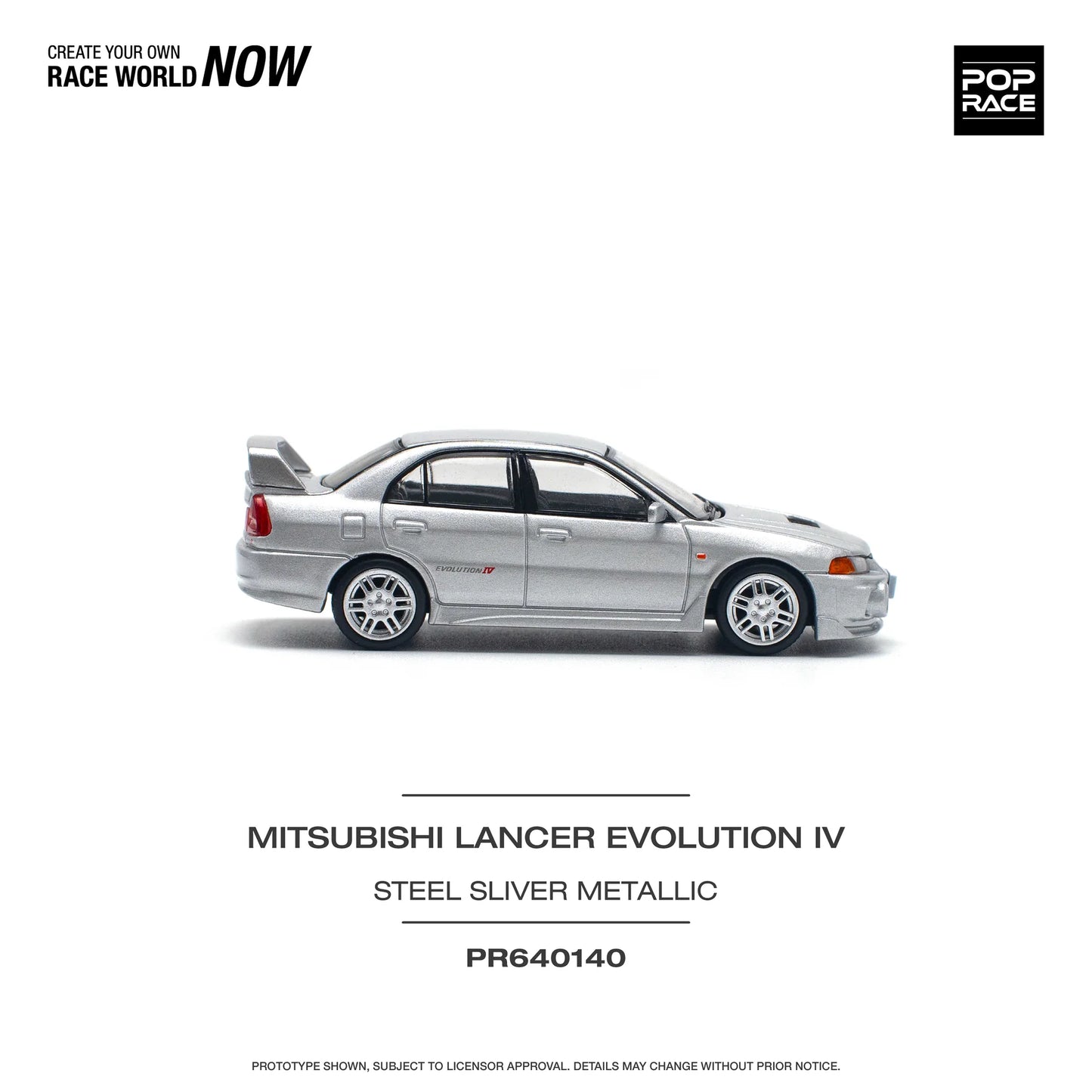Mitsubishi Lancer Evolution IV (Steel Silver)