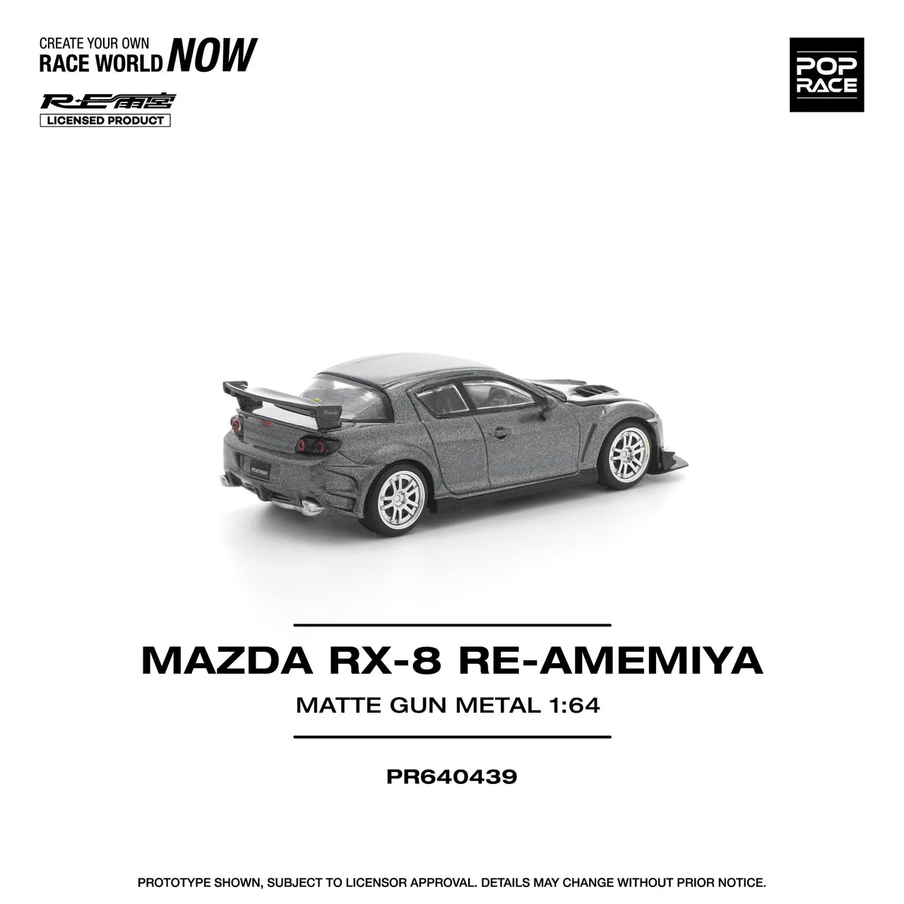 ELŐRENDELÉS - #PR640439 - Mazda RX-8 RE-AMEMIYA (Gun Metal)