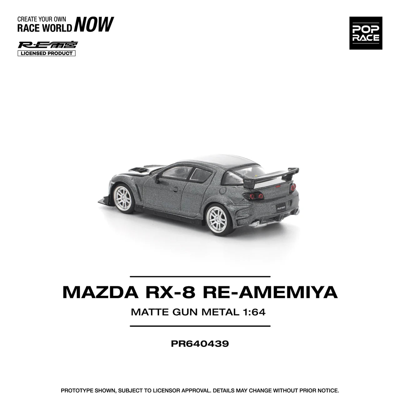ELŐRENDELÉS - #PR640439 - Mazda RX-8 RE-AMEMIYA (Gun Metal)