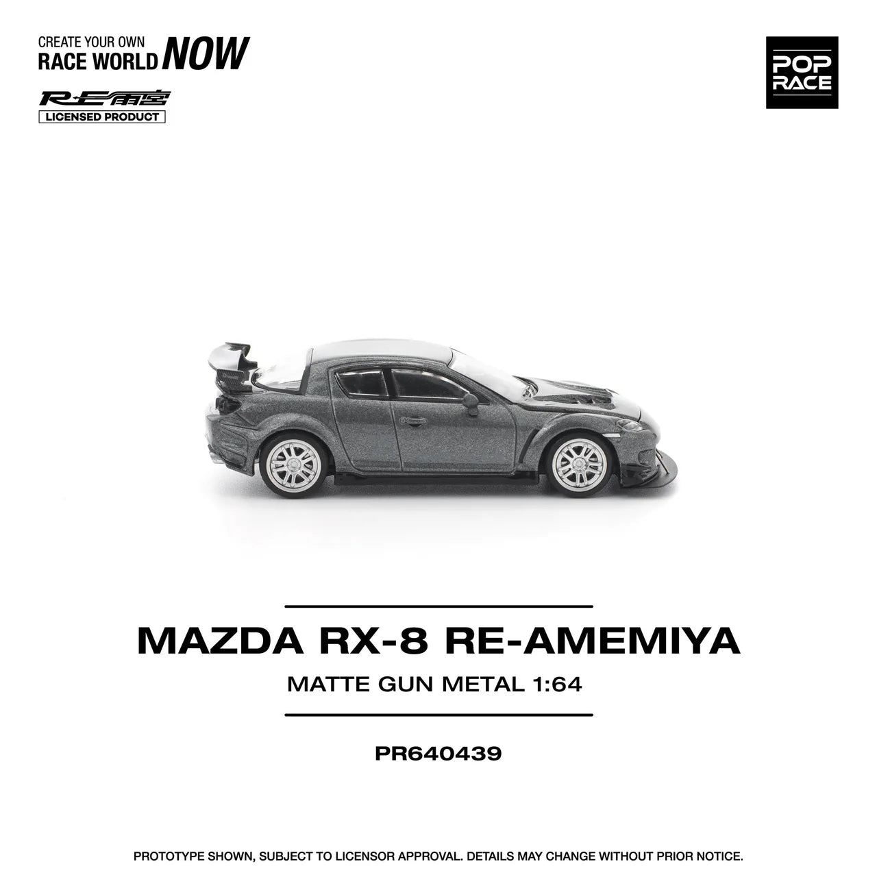 ELŐRENDELÉS - #PR640439 - Mazda RX-8 RE-AMEMIYA (Gun Metal)