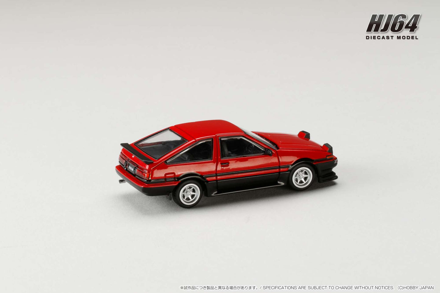 Toyota Sprinter Trueno GT Apex AE86 - Piros/Fekete