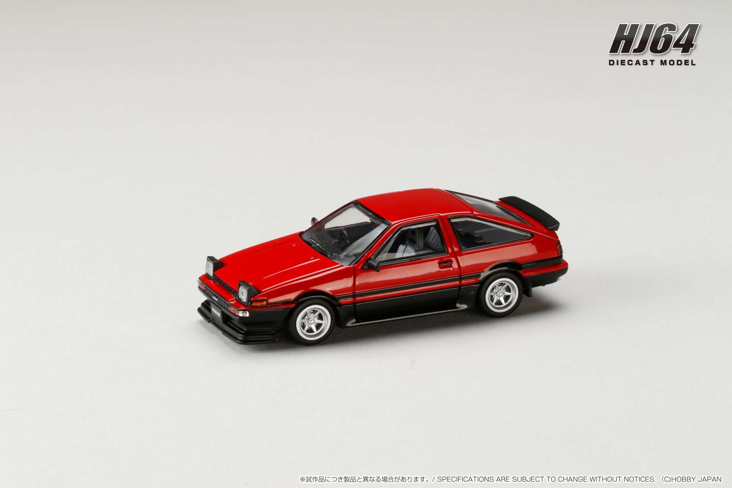 Toyota Sprinter Trueno GT Apex AE86 - Piros/Fekete