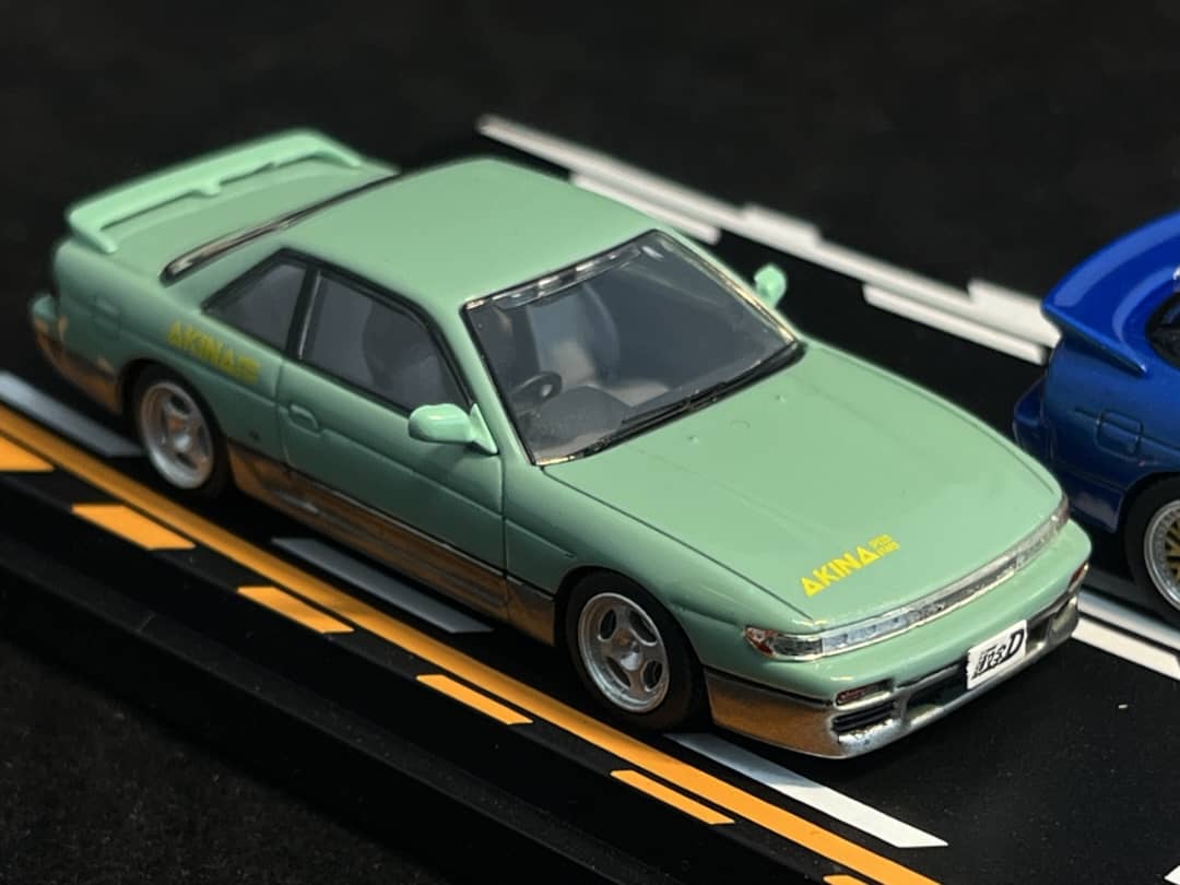 Modelers - Initial D Series - Sileighty Kék(Sil80) + Silvia K's S13 Zöld